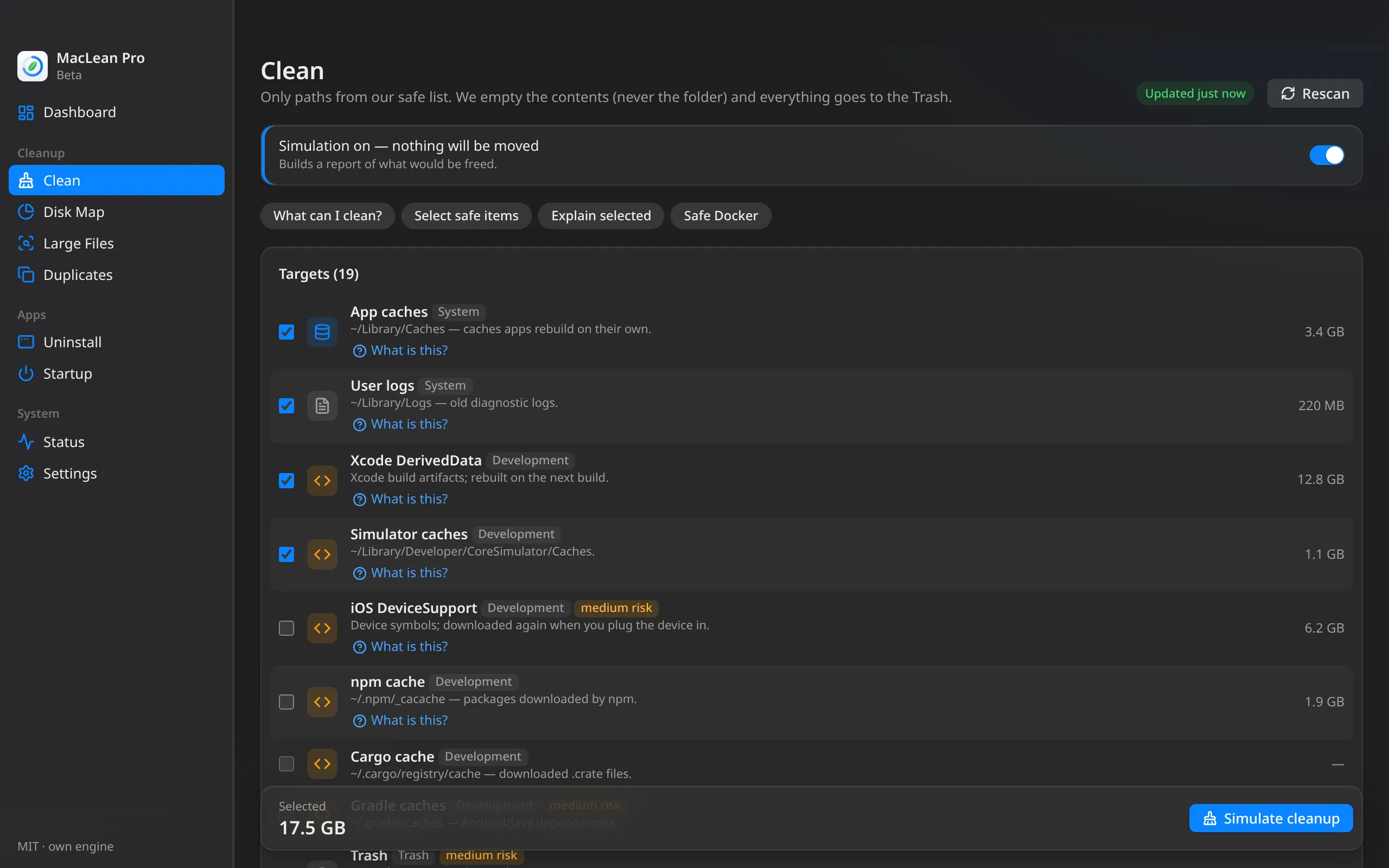 MacLean Pro — Clean